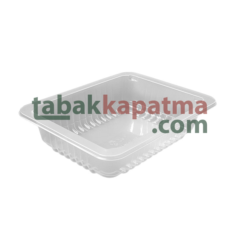 Tabak Kapatma Makinası için Gıda Kabı 227x178 mm. 